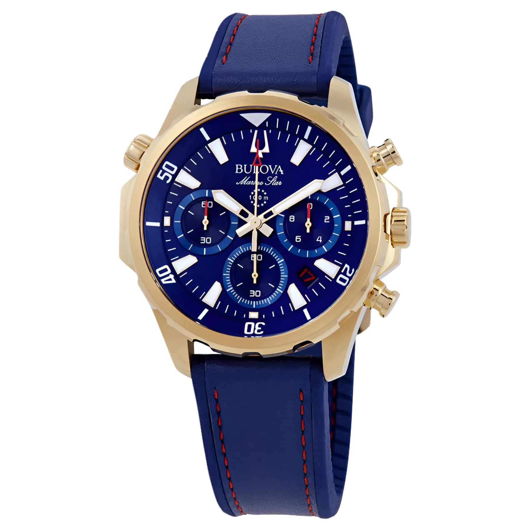 Marine Star Chronograph Blue Dial Men'S Watch 97B168